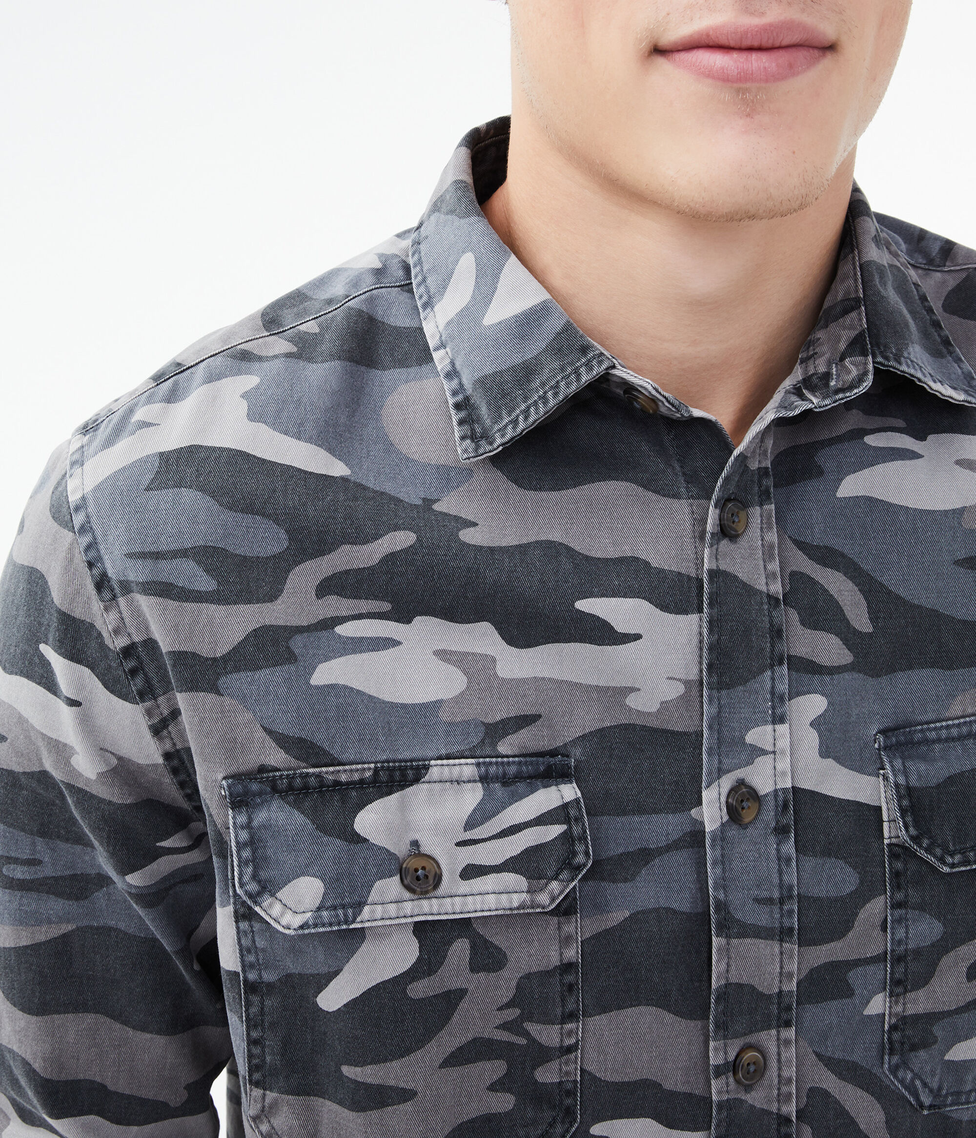 Yayu Mens Casual Long Sleeve Camo Slim Fit Shirt Button Front Shirts Yayu Mens Casual Long Sleeve Camo Slim Fit Shirt Button Front Shirts
